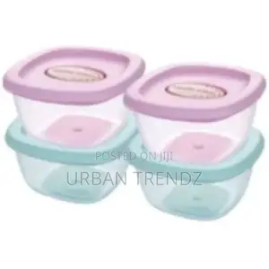 4pc Baby Food Storage Container Boxes – Multi-Colour
