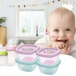 4pc Baby Food Storage Container Boxes – Multi-Colour