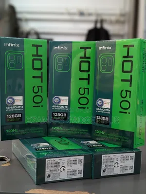 New Infinix Hot 50i 128 GB Black