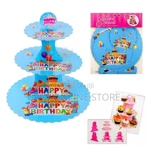 Three Tier Paper Cupcake Stand