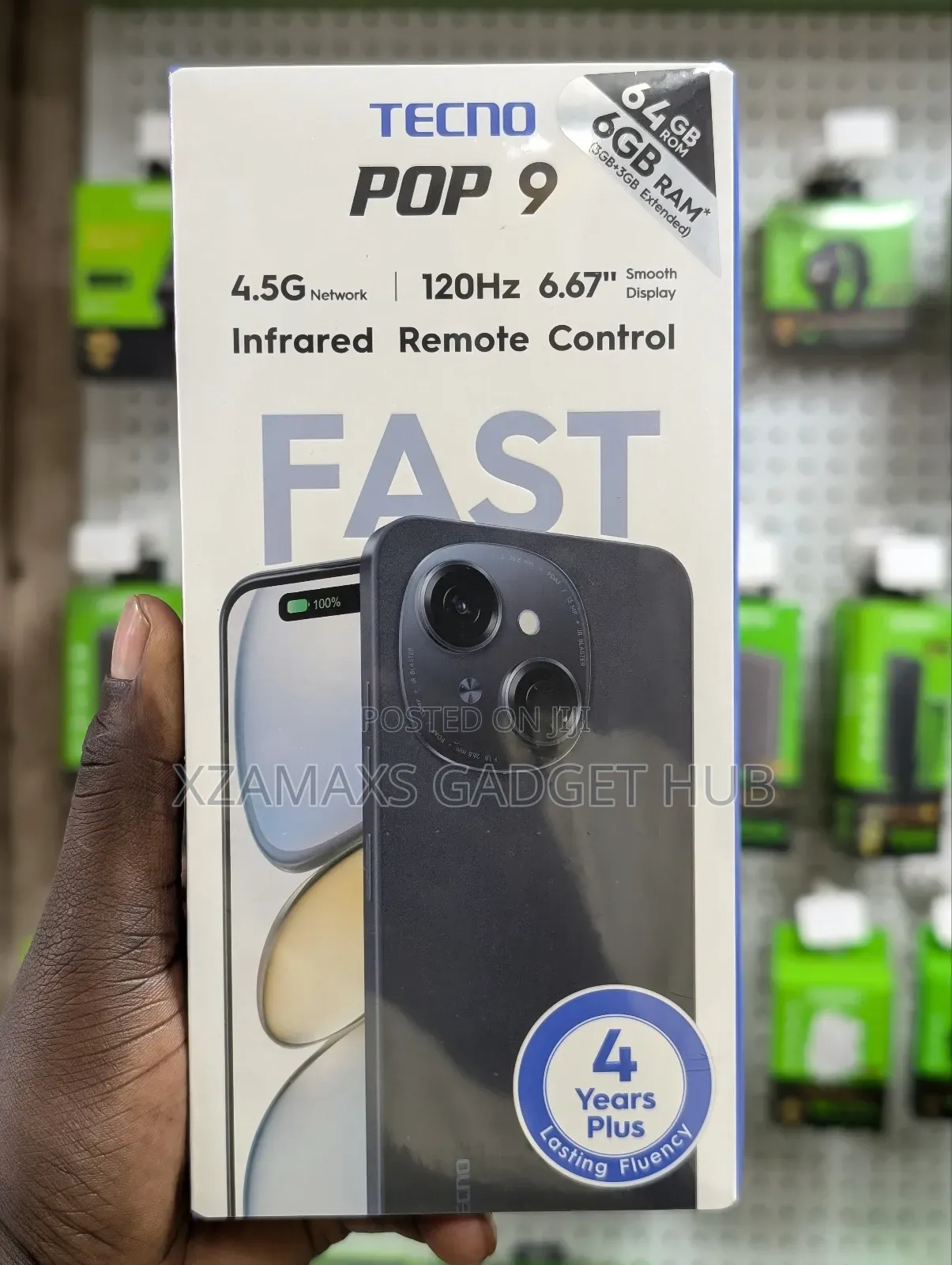 New Tecno Pop 9 64 GB Black