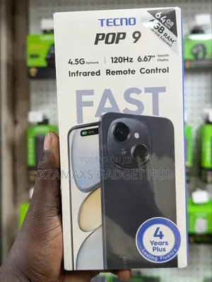 New Tecno Pop 9 64 GB Black
