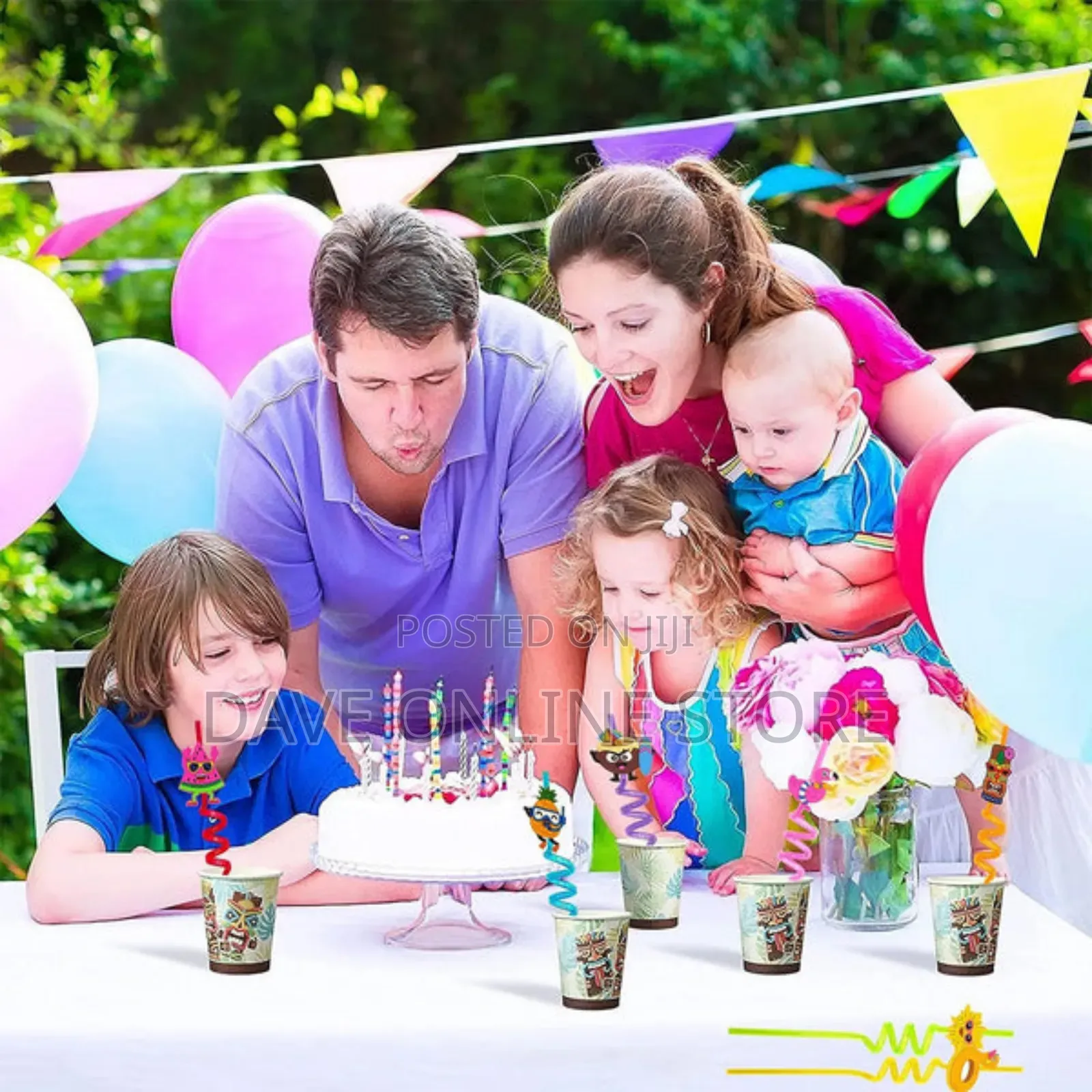 4 Reusable Gamer Plastic Drinking Straws