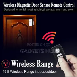 Wireless Anti-Theft Remote Magnetic Door Sensor Alarm