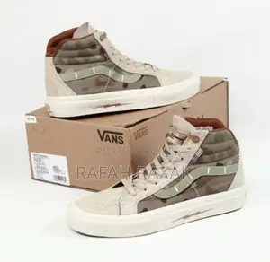 Original Sk8 Hi Vintage Vans Off the Wall High Top Shoes