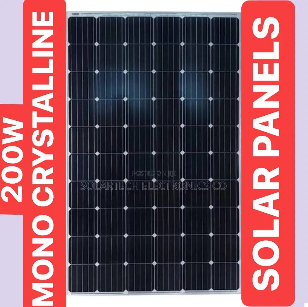 200W Mono Crystalline Chart Solar Panels