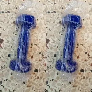 Portable Blue Dumbbell Set