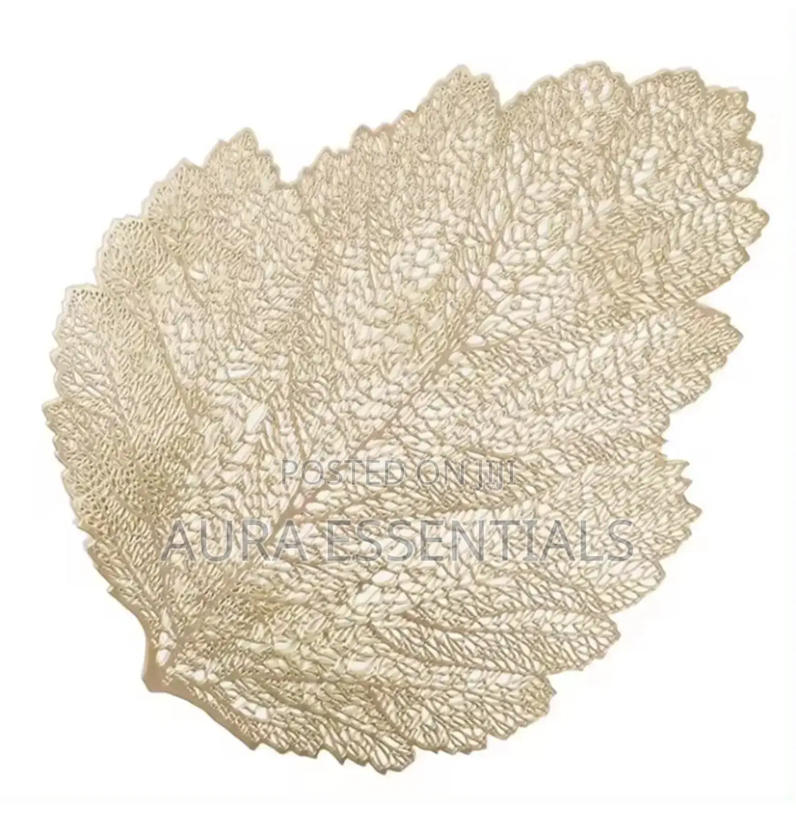 6pcs Protective Plastic Leaf Placemats