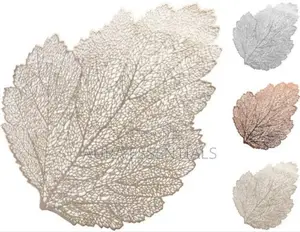 6pcs Protective Plastic Leaf Placemats