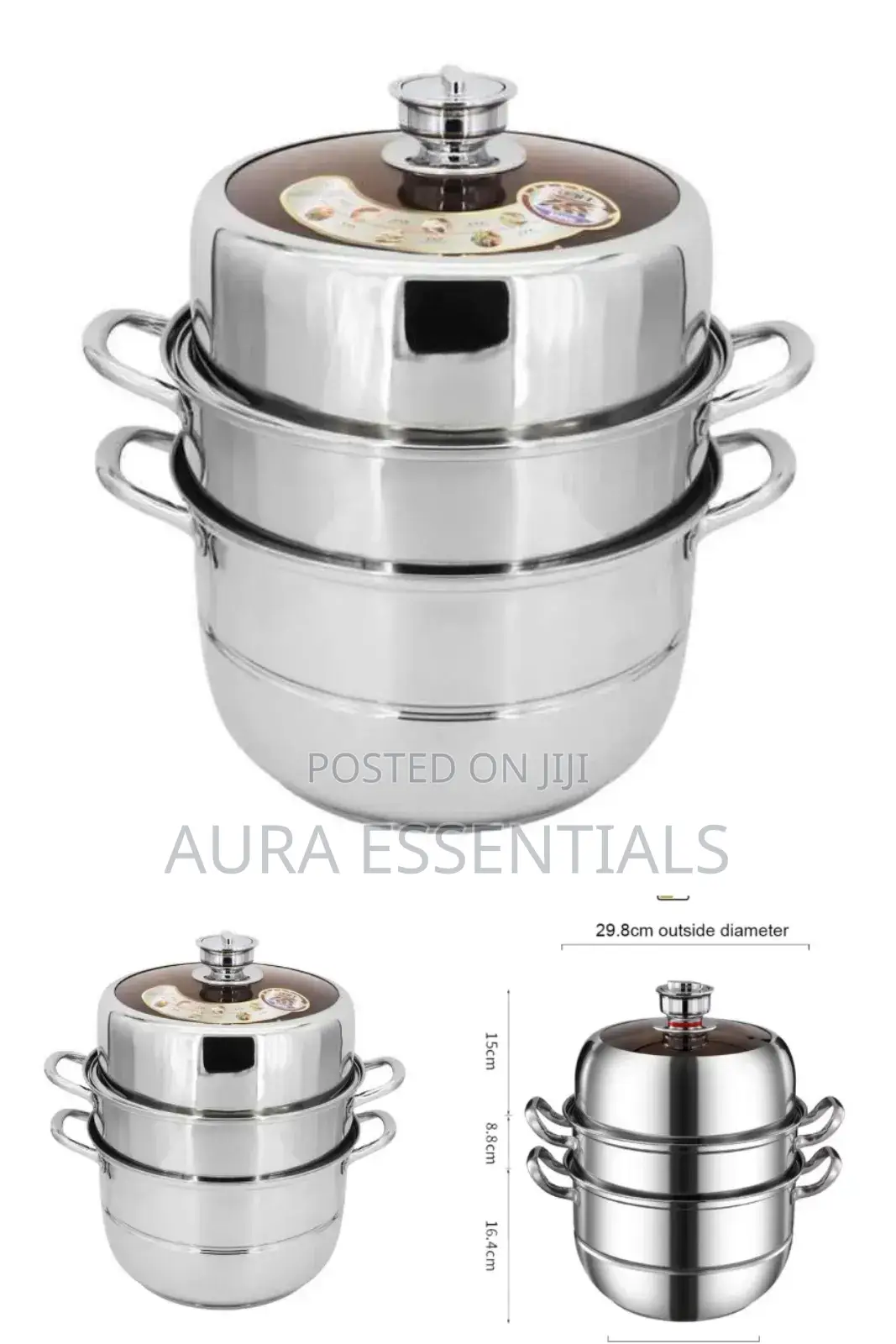 Multi-Purpose Stainless Steel Steamer