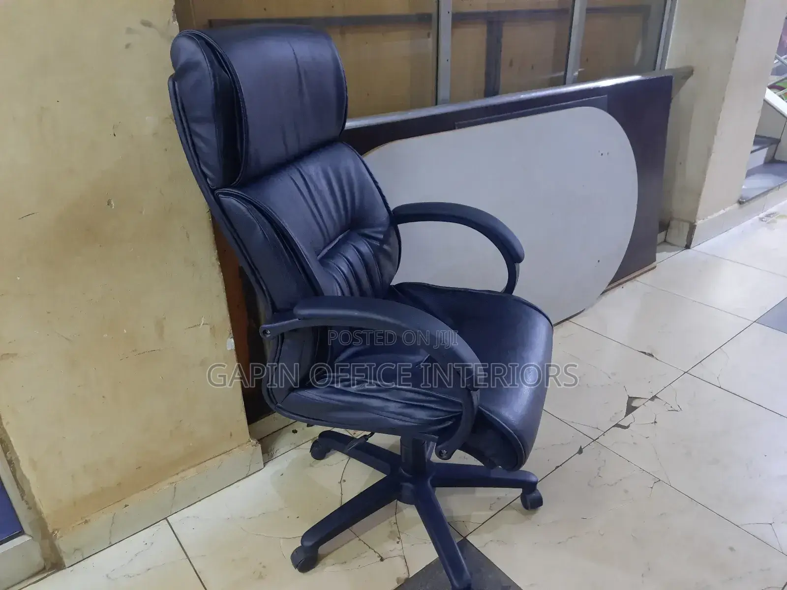 Second Hand Pure Leather Executive Chair