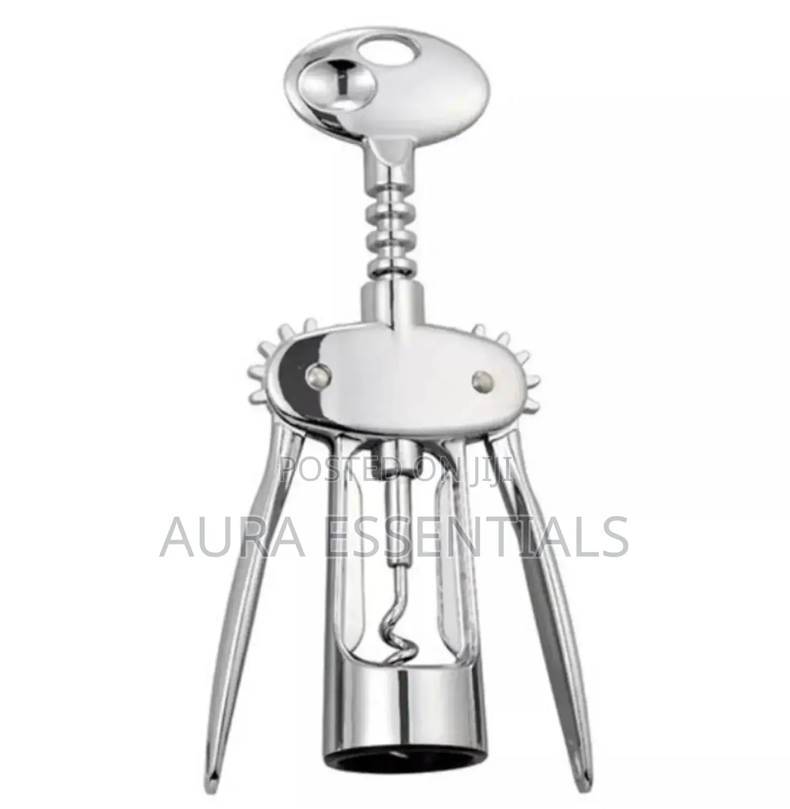 Silver Cover Corkscrew Opener