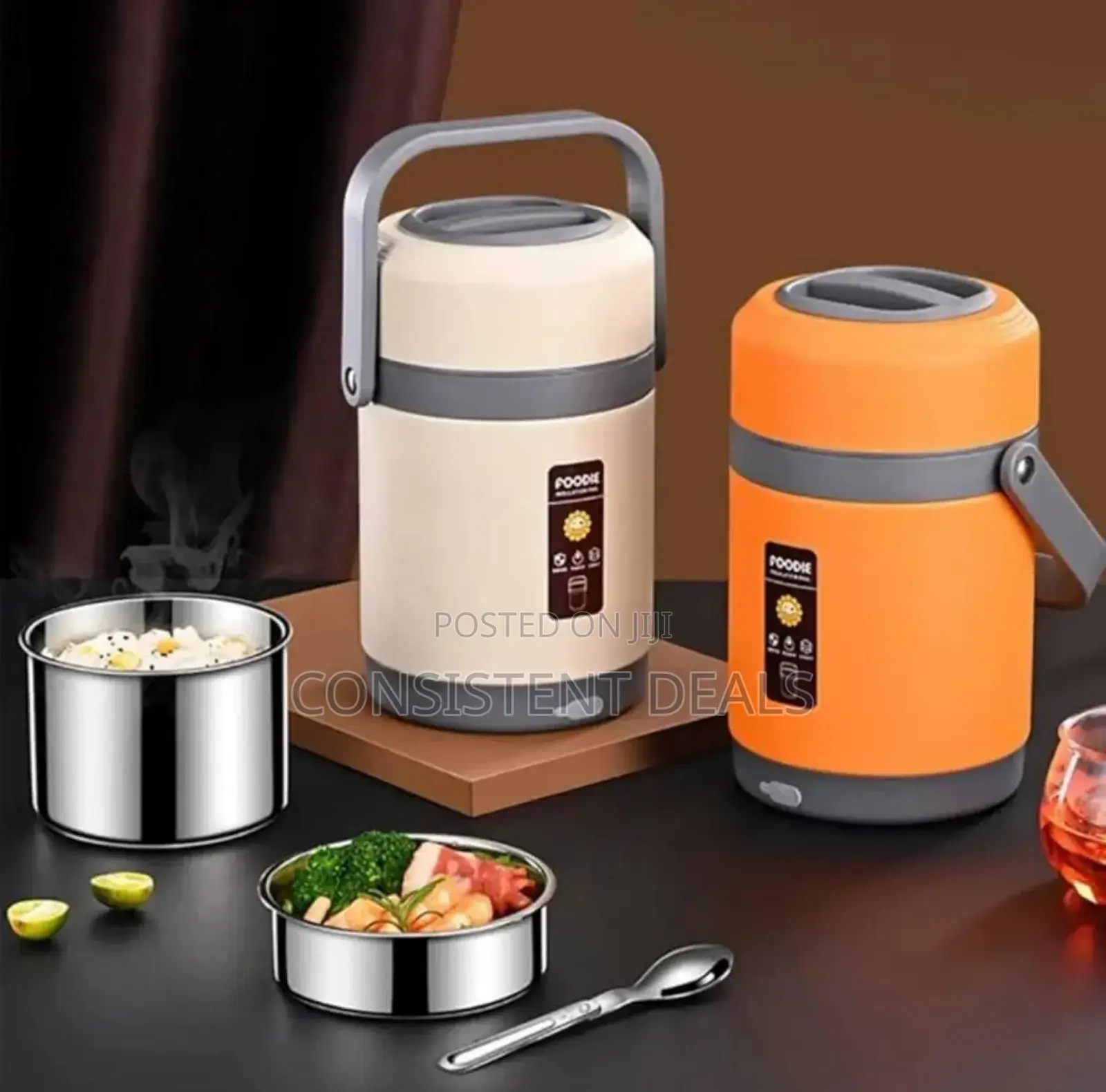 2L Food Flask Storage Box Lunch Box