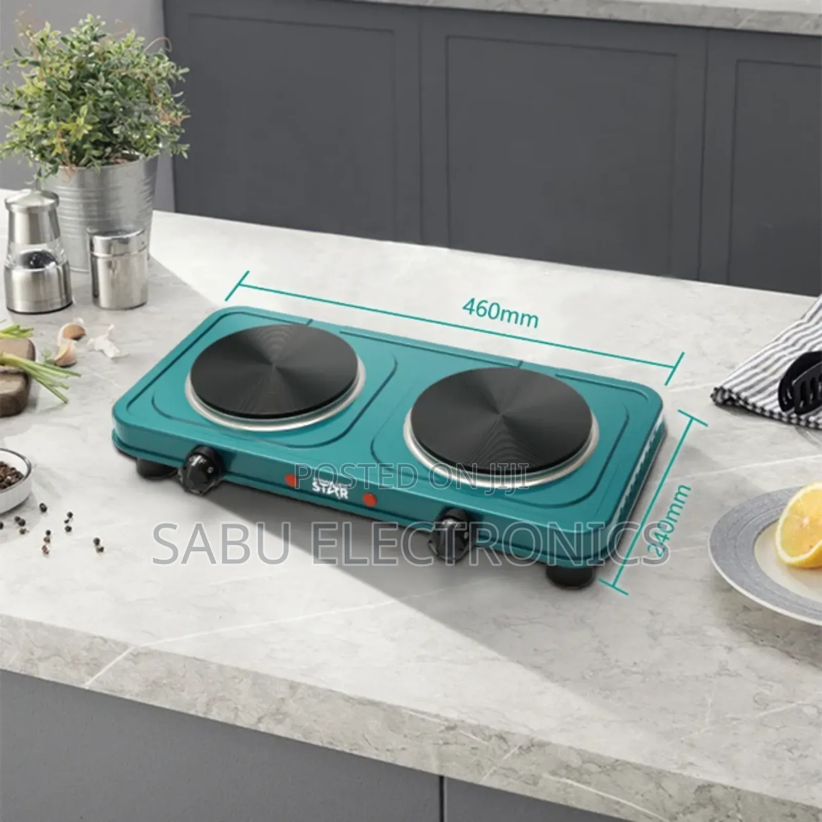 Winning Star Fast Cooking Hot Plate 2000W - Double Burner*