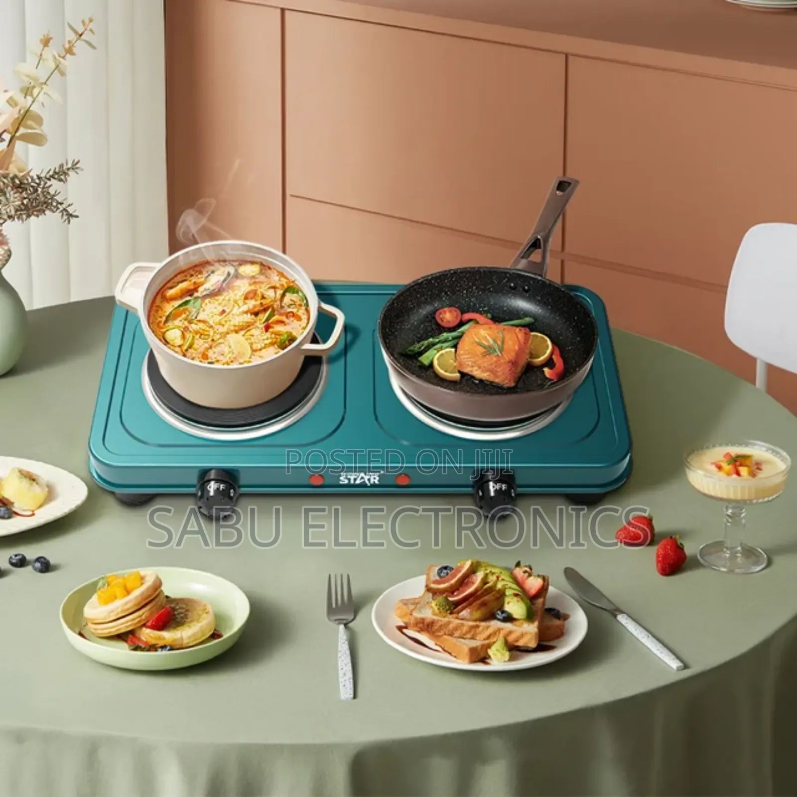 Winning Star Fast Cooking Hot Plate 2000W - Double Burner*