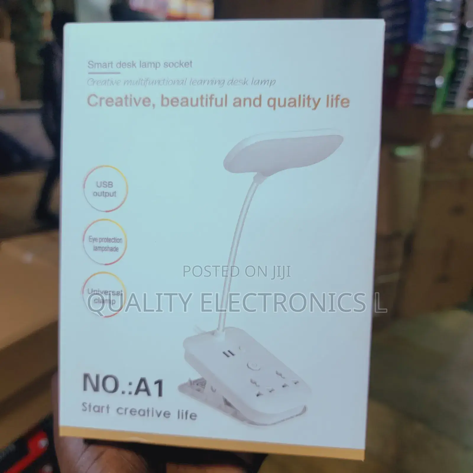 Smart Desk Lamp With Sockets