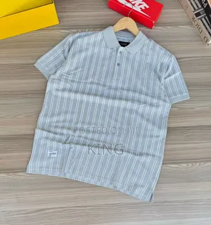 New Collar Stripes T-Shirt