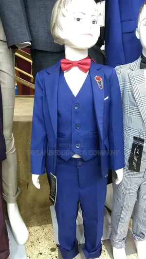 Boy Suits 3 Piece Slim Fit Suit for Kids Toddler Formal Set