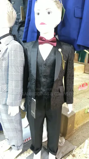 Boy Suits Shawl Lapel 3 Pieces Formal Tuxedos Wedding Suits