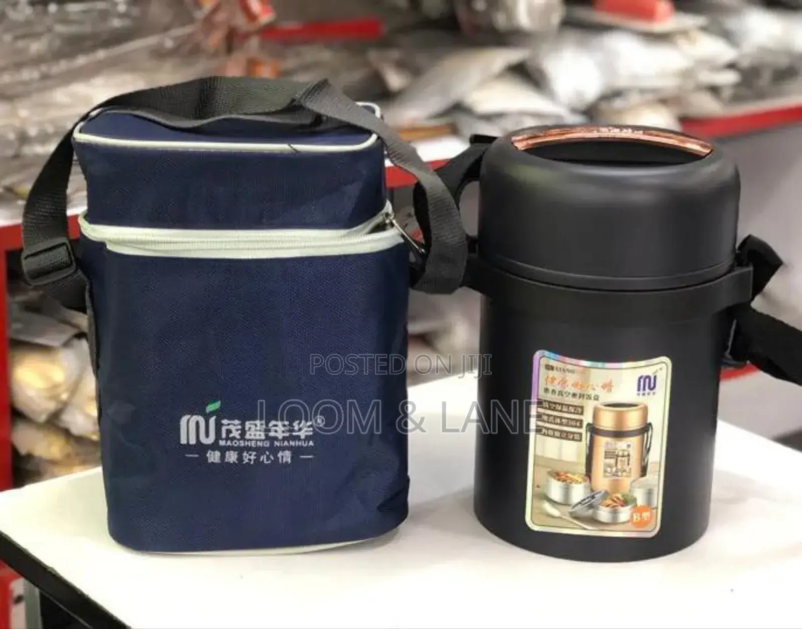 Vacuum Food Flask With Carry Bag