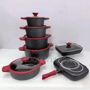 Casting Non Stick Cookware Set With Frying Pan