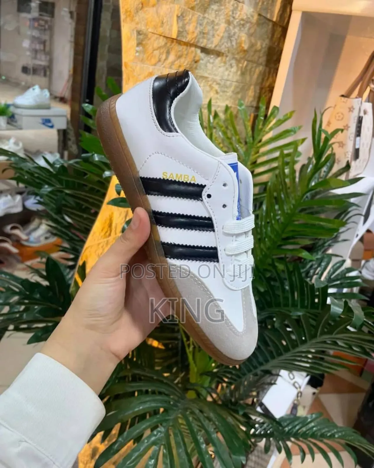 Classy Adidas Samba OG "White Black"
