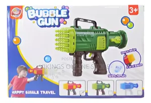 Kids Play Bubble Gun