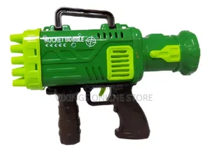 Kids Play Bubble Gun