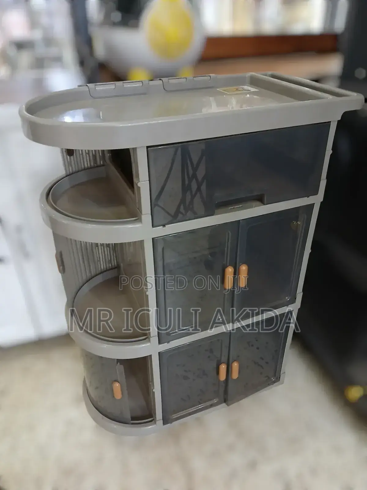 Multifunction Folding Kitchen, Bedroom Movable Trolley