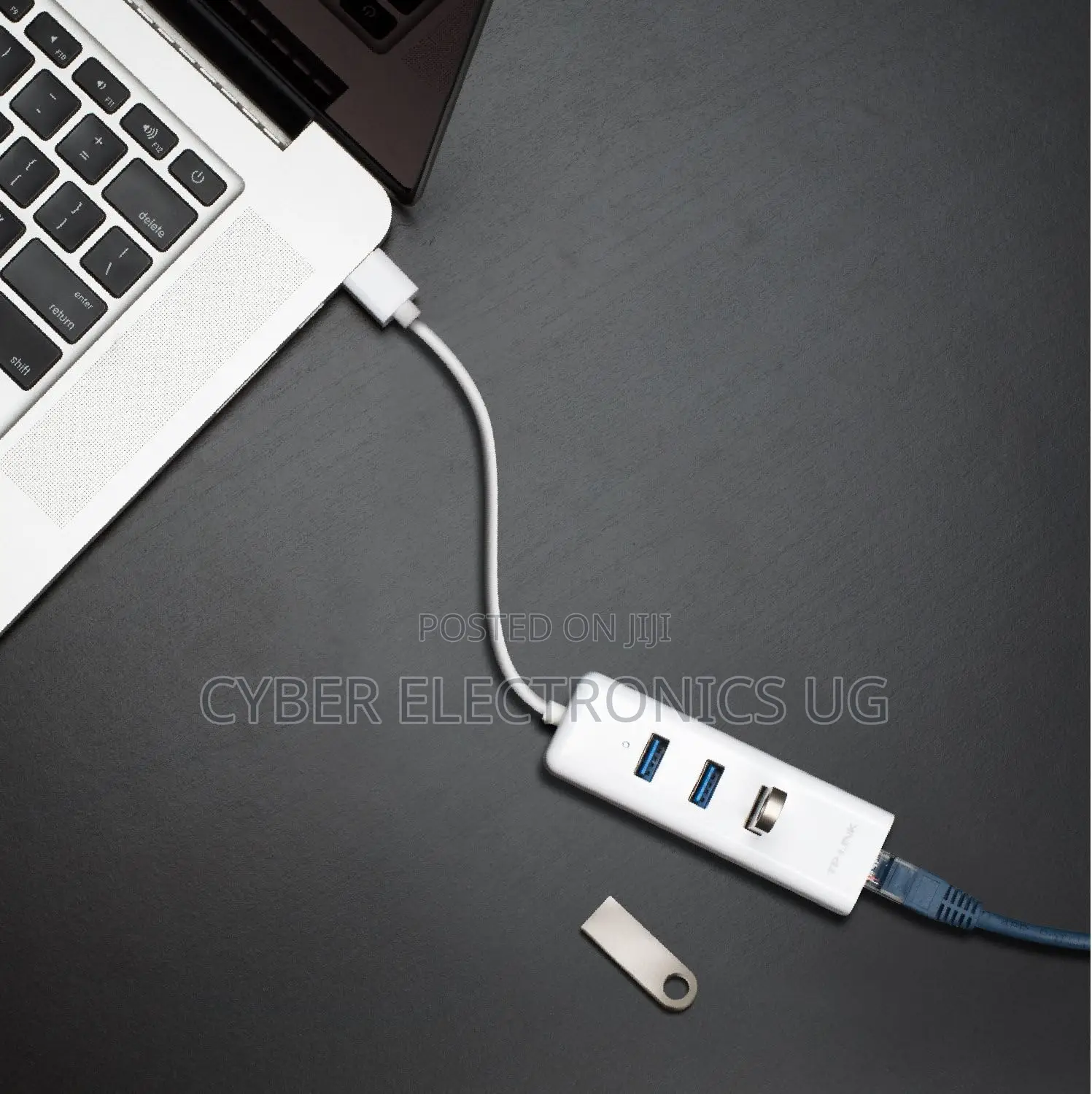 USB 3.0 to 3 Port Usb Hub to Ethernet RJ45 Adapter