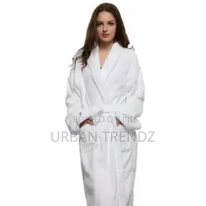 Egyptian Cotton Bath Robe – White