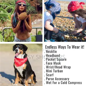 Head Wrap Bandana Multiple Colours