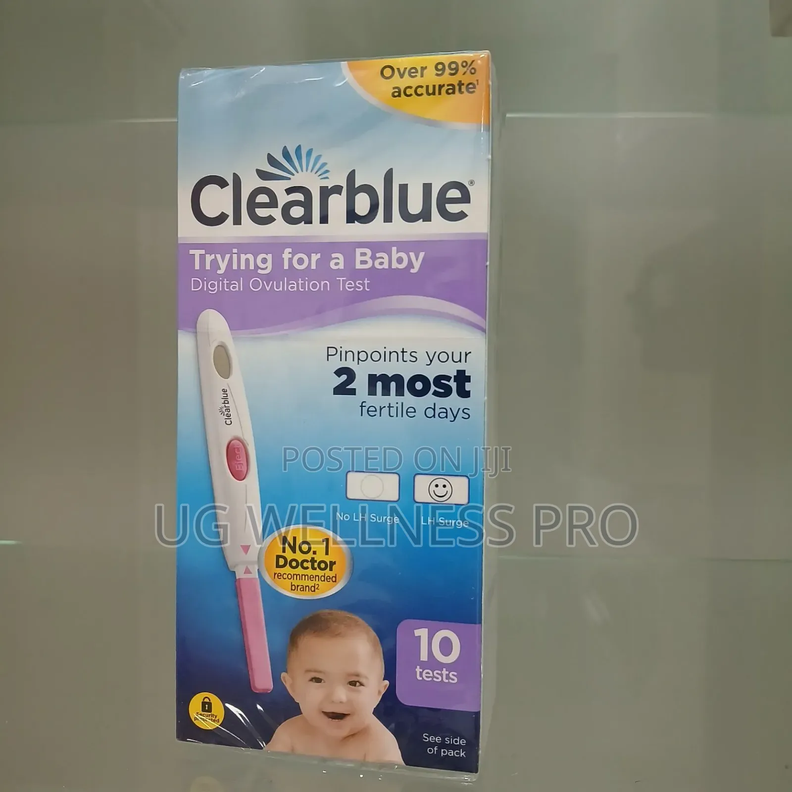 Clearblue, Easy Ovulation Kit, 10 Ovulation Tests + 1 Pregnancy Test