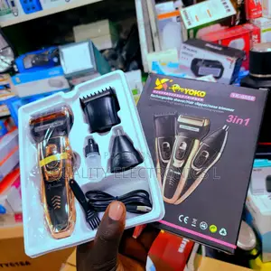 Yoko Rechargeable Shaver, Hair Clipper and Nose Trimmer