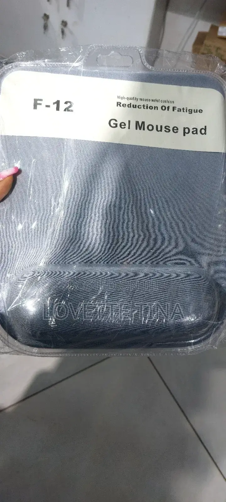 Mouse Pad Gel Wrist Comfort F-12