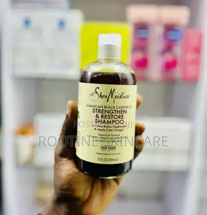 Shea Moisture Black Castor Oil Strengthen Restore Shampoo