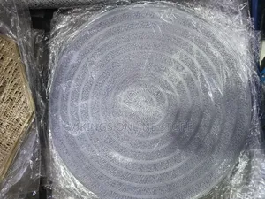 Silver Procook Vinyl Round Place Mats 6pcs