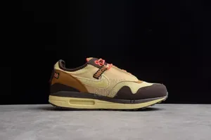 Genial Travis Scott X Nike Air Max 1 Baroque Brown Sneakers