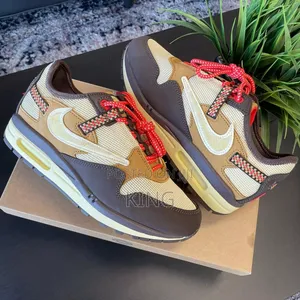 Actual Travis Scott X Nike Air Max 1 Baroque Brown Sneakers
