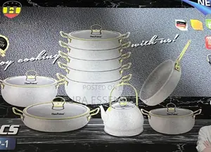 New Collection 15pcs Aluminum Cookware Set