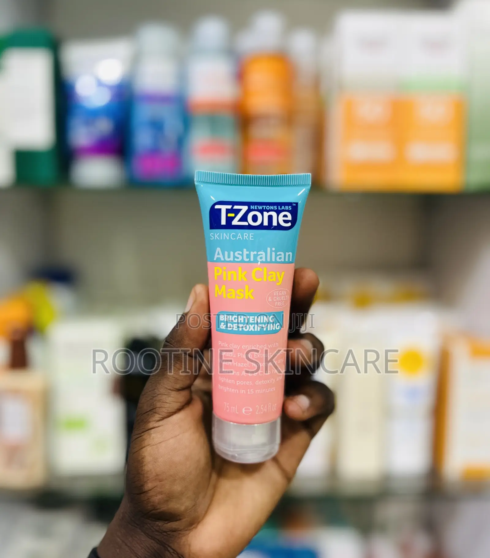T - Zone Austrian Pink Brightening Detoxifying Clay Mask