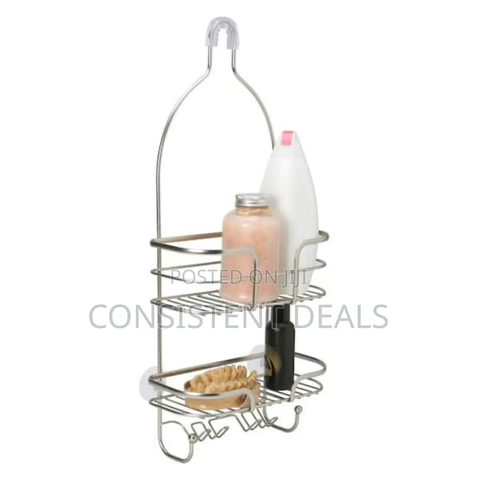 Vertical Fit Bathroom Shower Caddy Organizer Storage Rack