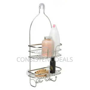 Vertical Fit Bathroom Shower Caddy Organizer Storage Rack