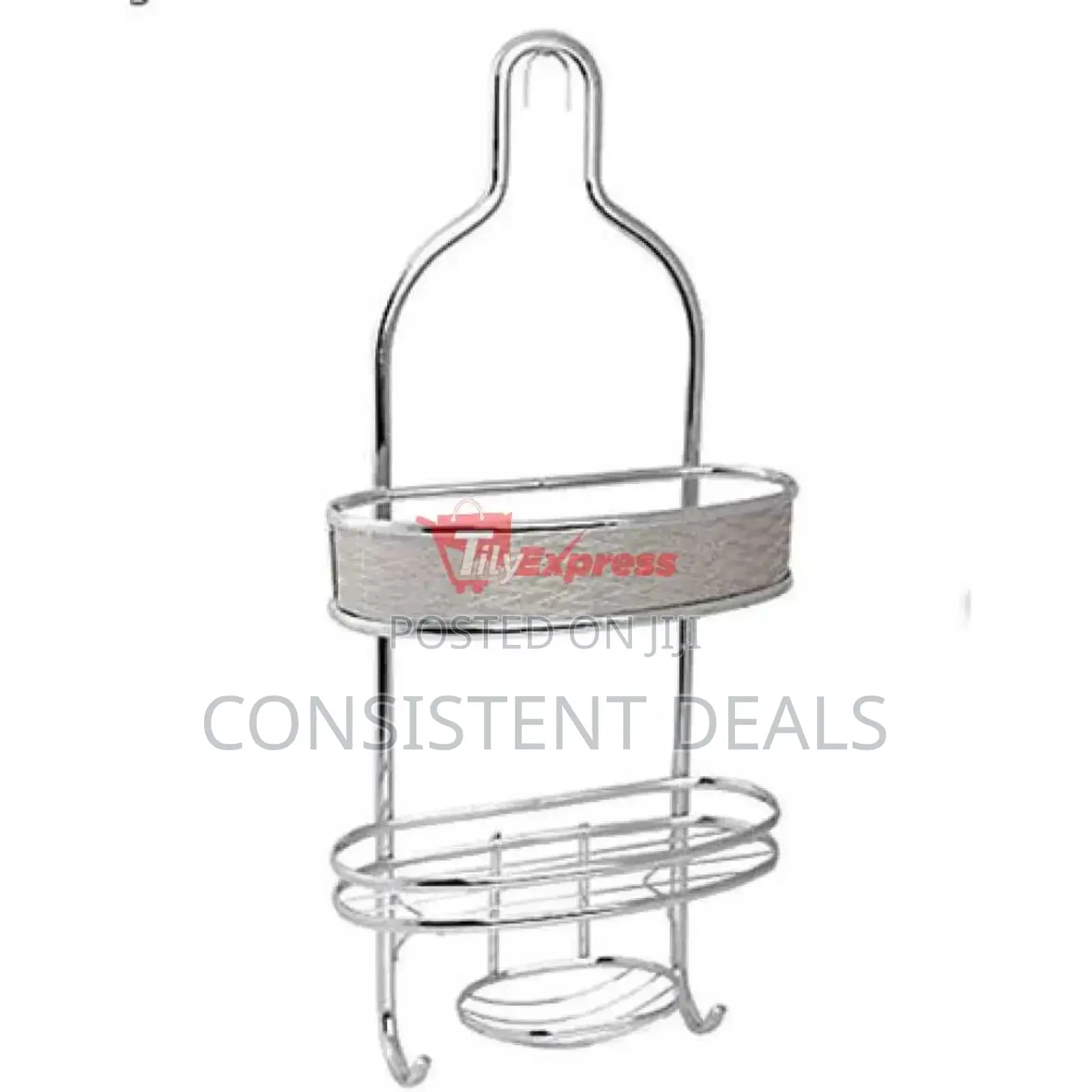 Vertical Fit Bathroom Shower Caddy Organizer Storage Rack