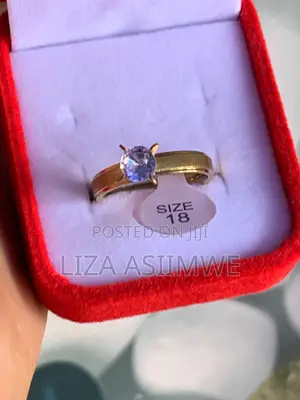Stainless Steel Gold Engagement Rings