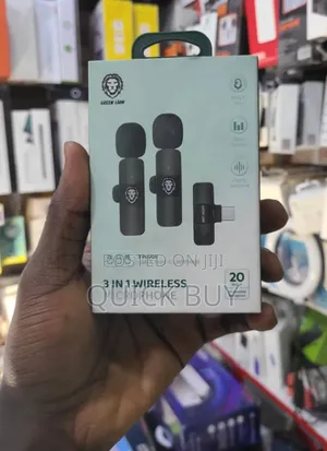 Premium Brand New Green Lion 3 in 1 Wireless Microphone