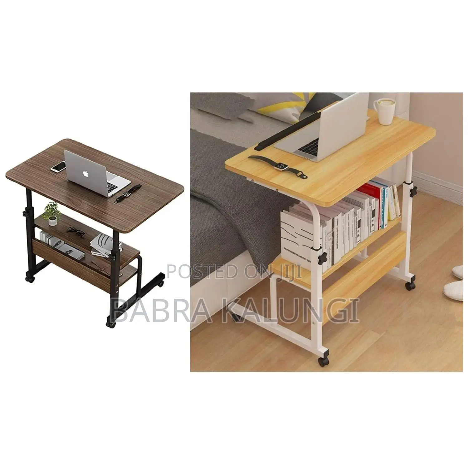 88x45.5x7.5cm Height Adjustable Overbed Corner Mobile