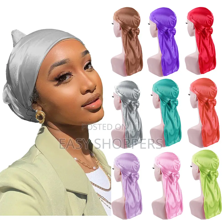 Women Silky Bandana Silky Durag