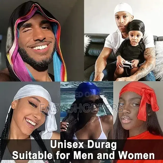 Unisex Silky Durag Bandana Silky Durag