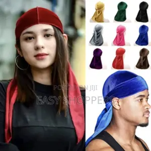 Unisex Durag Turban Hat Wigs Durag Biker Headwrap Pirate Hat
